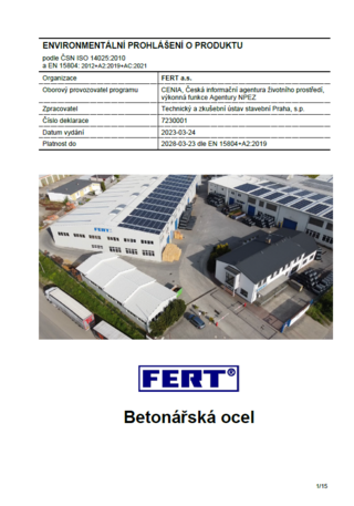 Umweltrelevante Erklärung