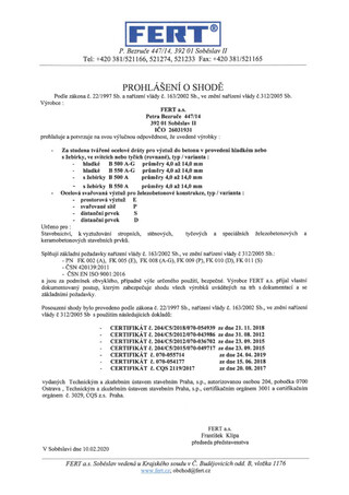 Declarație de conformitate
